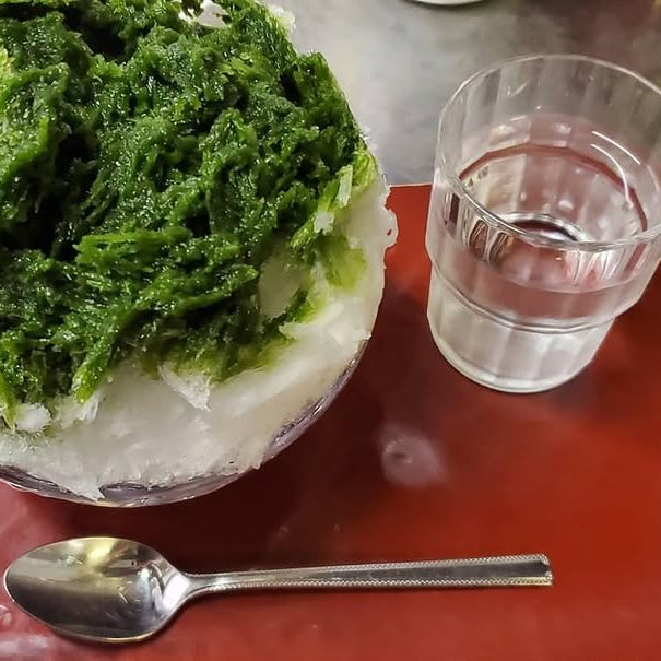 宇治金時のかき氷