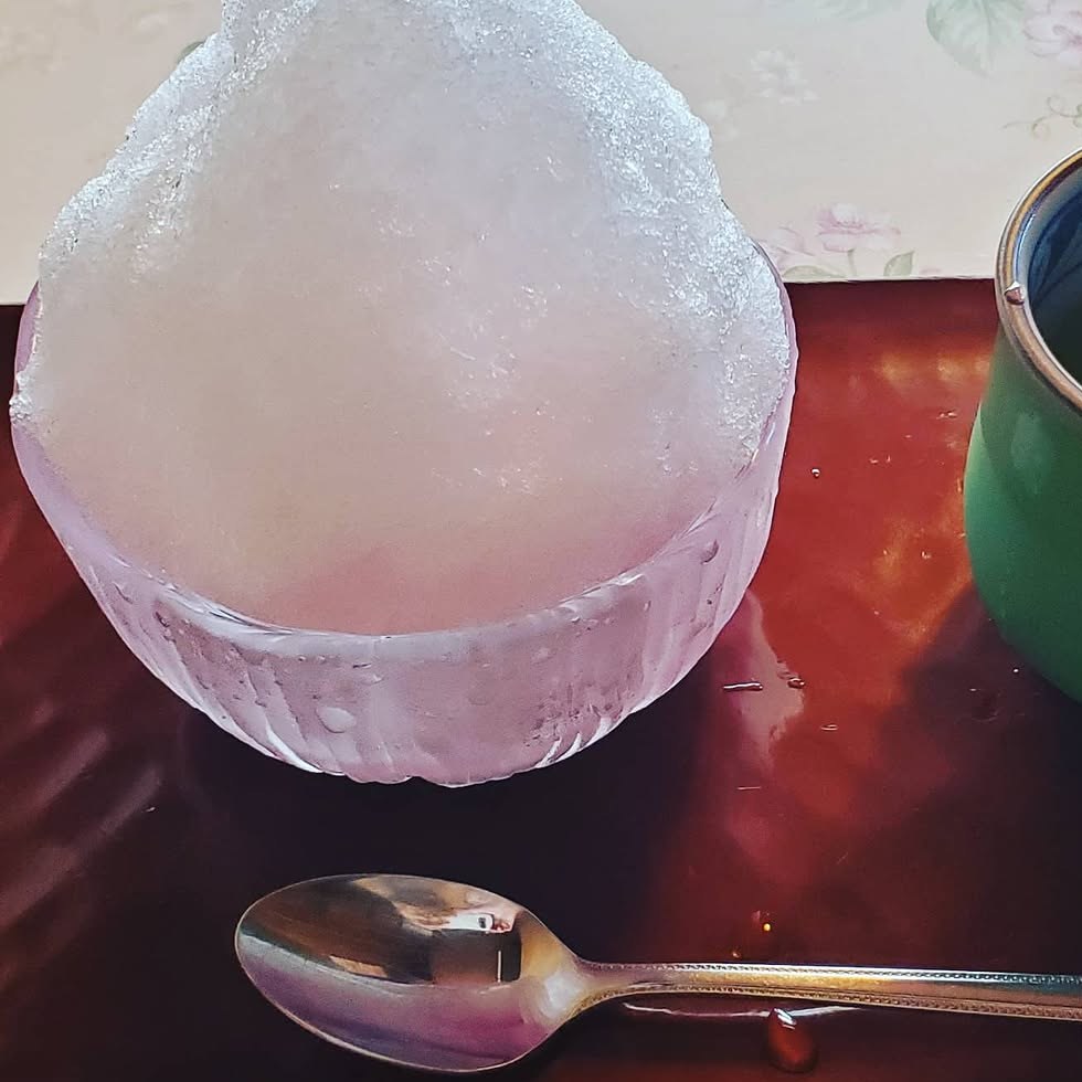 氷いちごミルクのかき氷