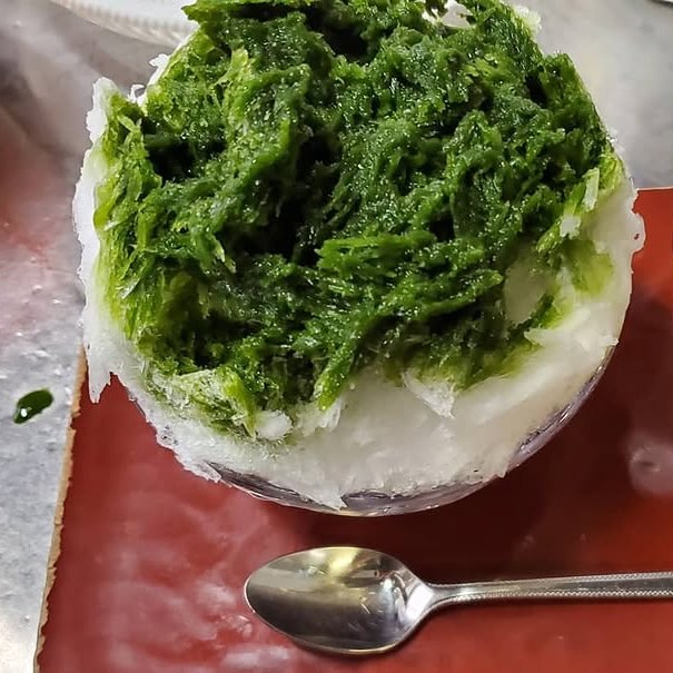 宇治金時のかき氷